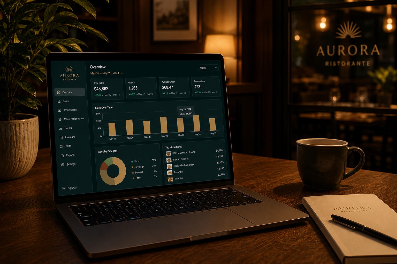 Restaurant OS analytics